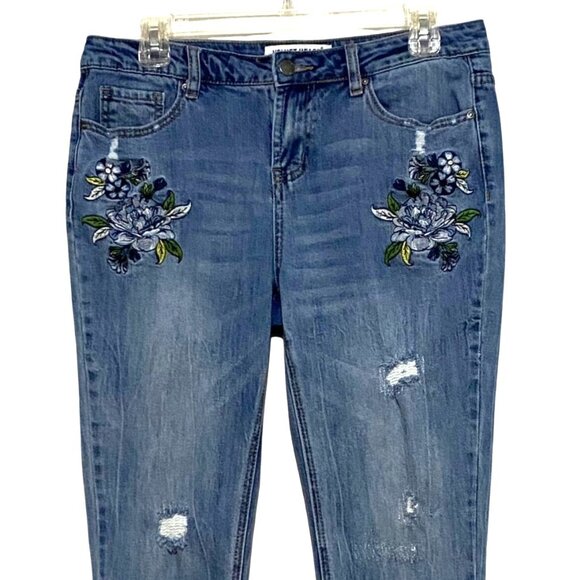 Velvet Heart Denim Debbie Girlfriend Slim Jeans Womens Size 29 Embroidered - Picture 2 of 7